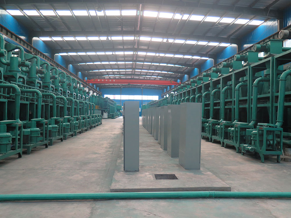 One corner of the factory area